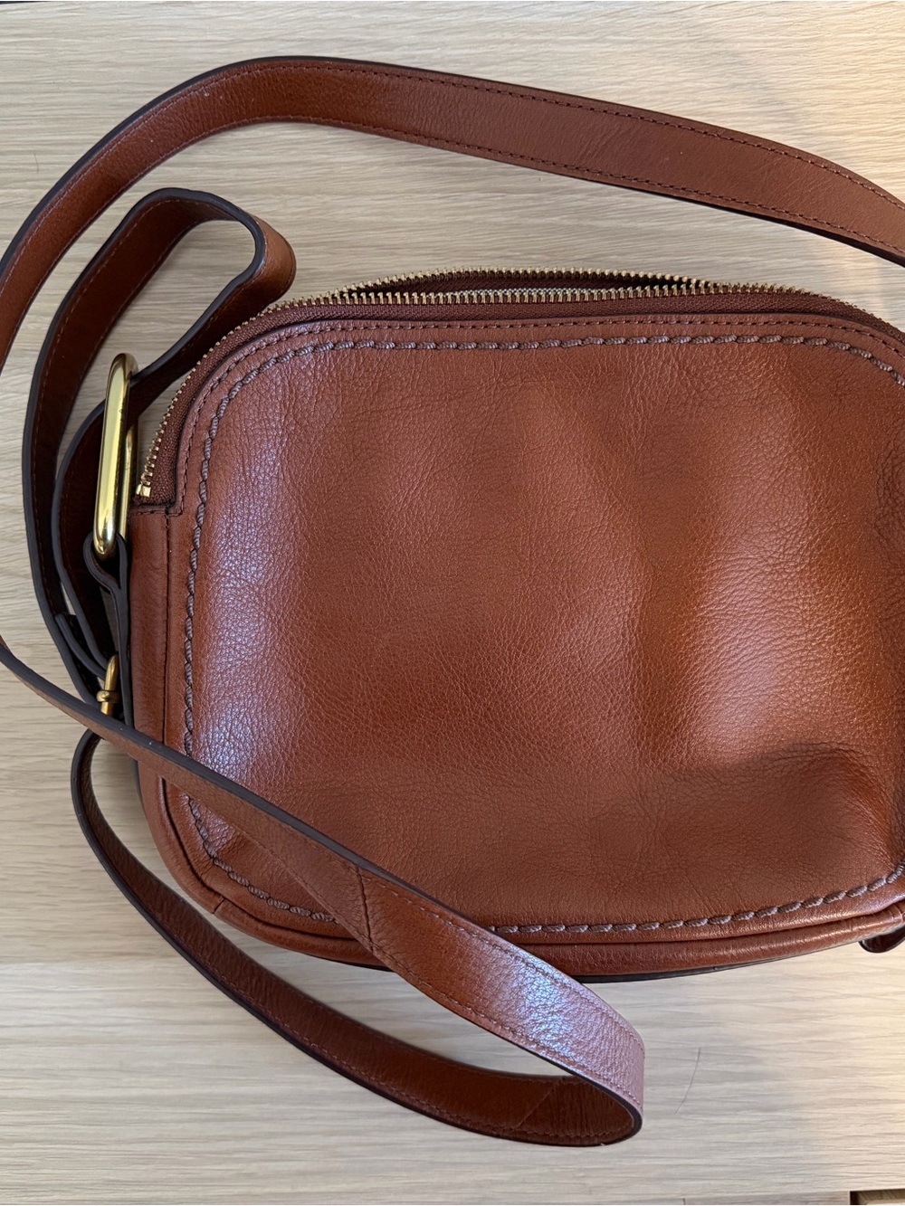 Fossil Elle Leather Crossbody Bag